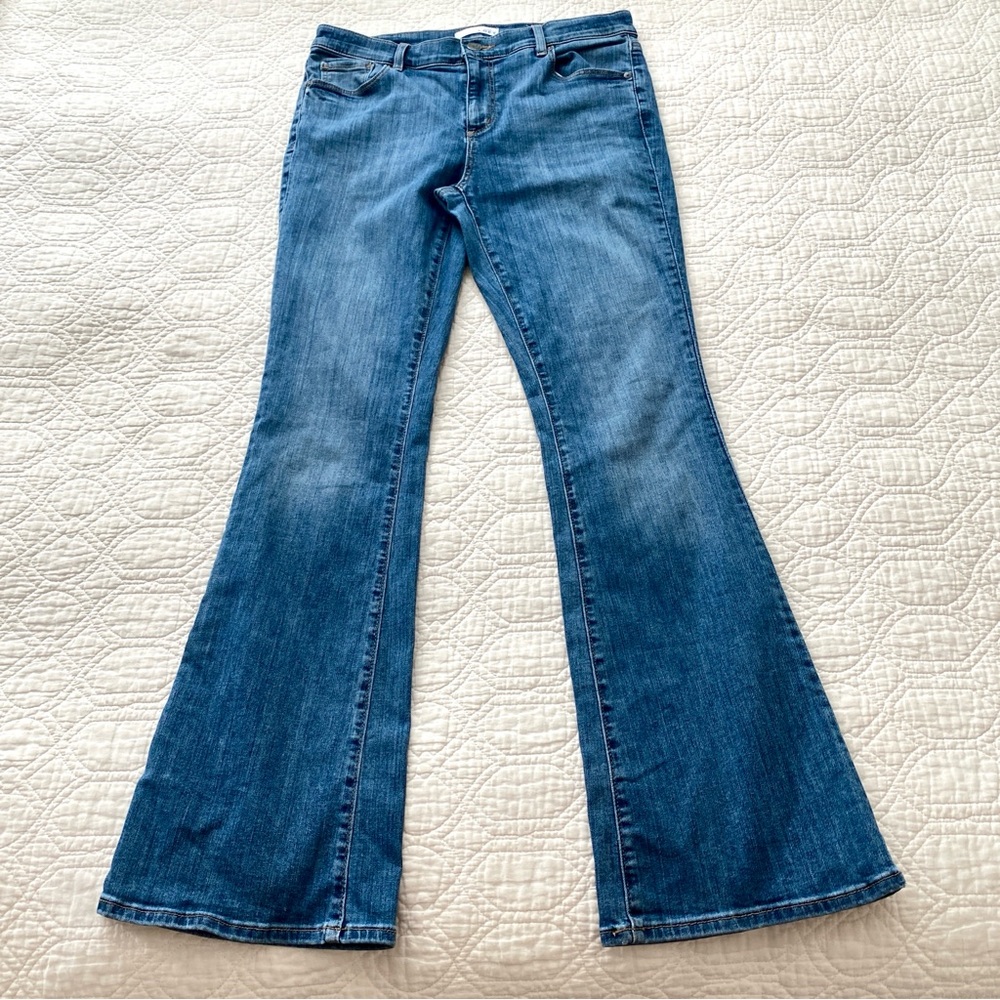 Loft Medium Wash Flare Bootcut Jeans Women’s Size 29/8 - Picture 12 of 13